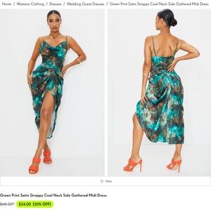 PLT cowl neck corset dress sz10